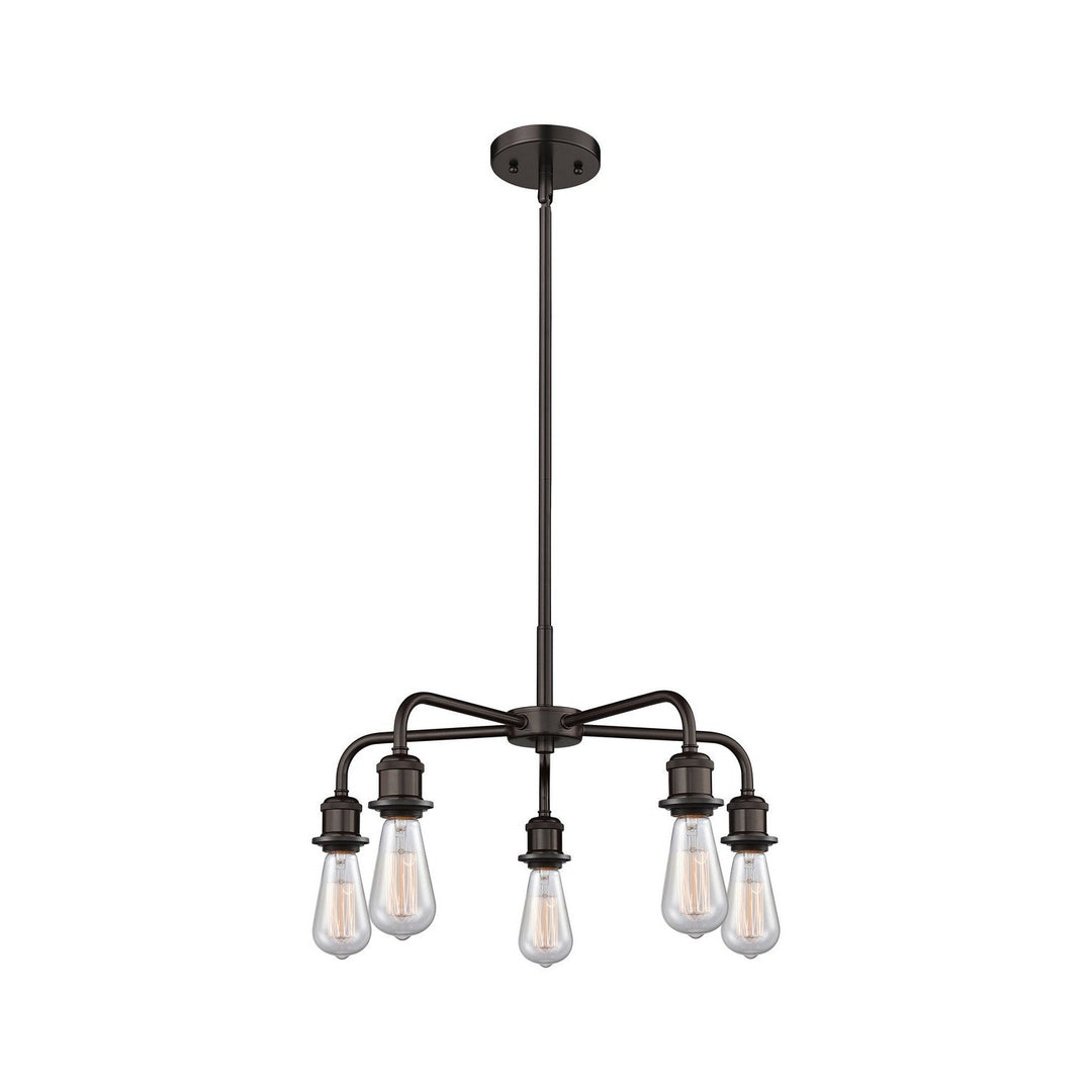 Innovations Downtown Urban 516-5CR-OB Chandelier Light - Oil Rubbed Bronze