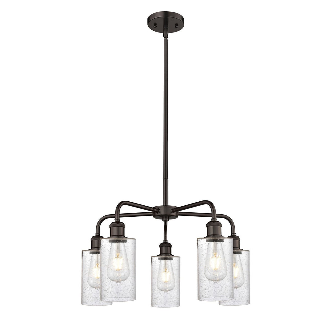 Innovations Downtown Urban 516-5CR-OB-G804 Chandelier Light - Oil Rubbed Bronze