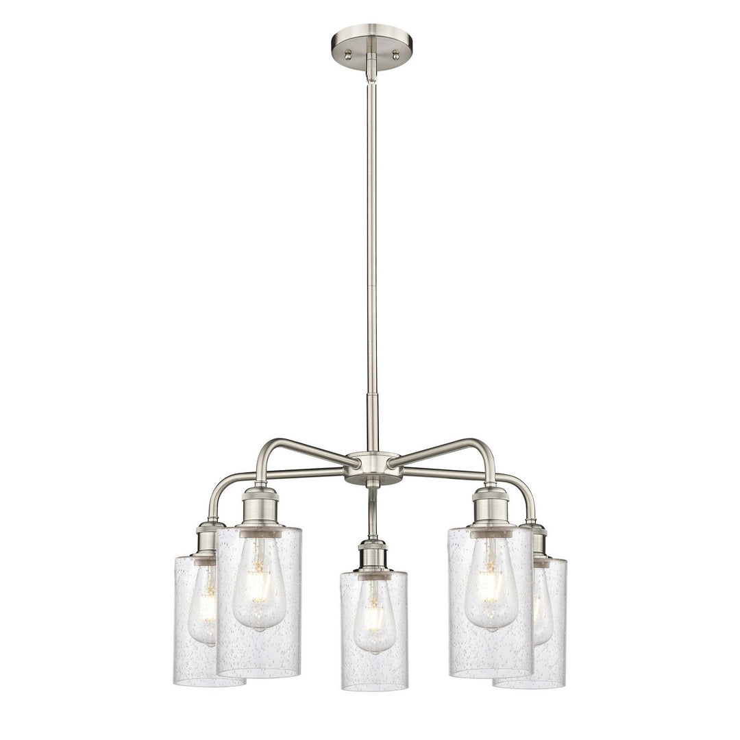 Innovations Downtown Urban 516-5CR-SN-G804 Chandelier Light - Satin Nickel