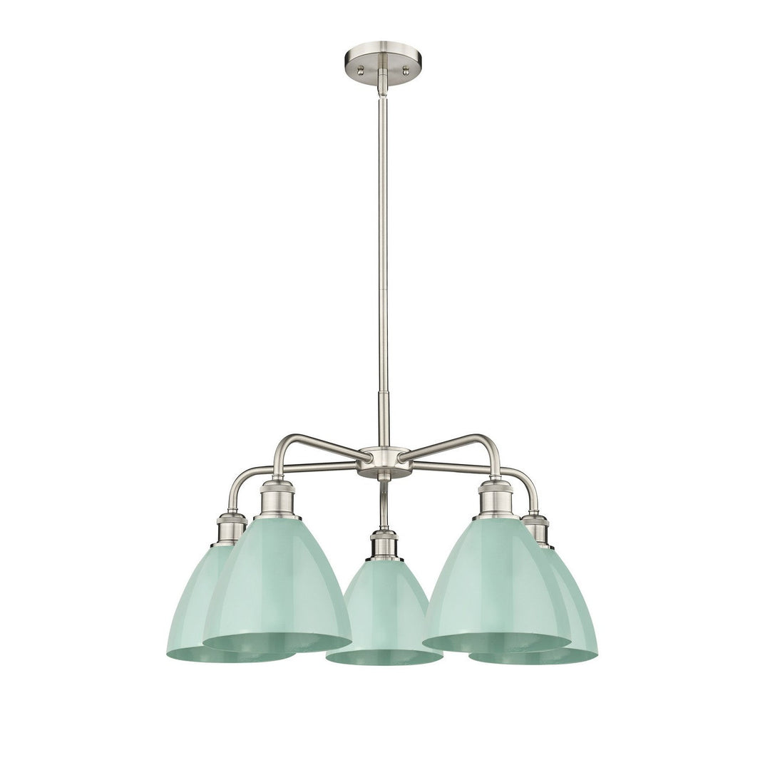 Innovations Downtown Urban 516-5CR-SN-MBD-75-SF Chandelier Light - Satin Nickel