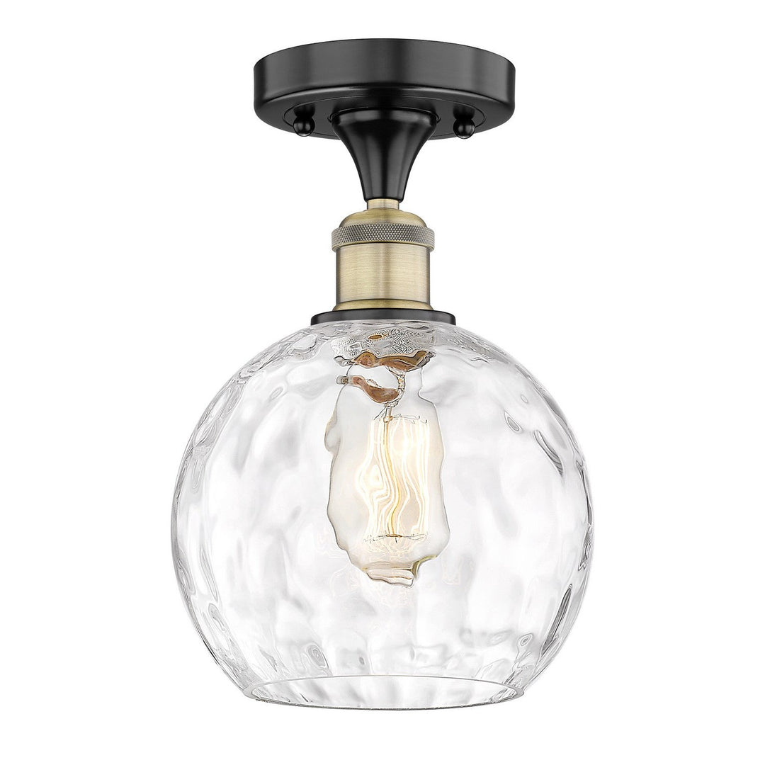 Innovations Edison 616-1F-BAB-G1215-8 Ceiling Light - Black Antique Brass