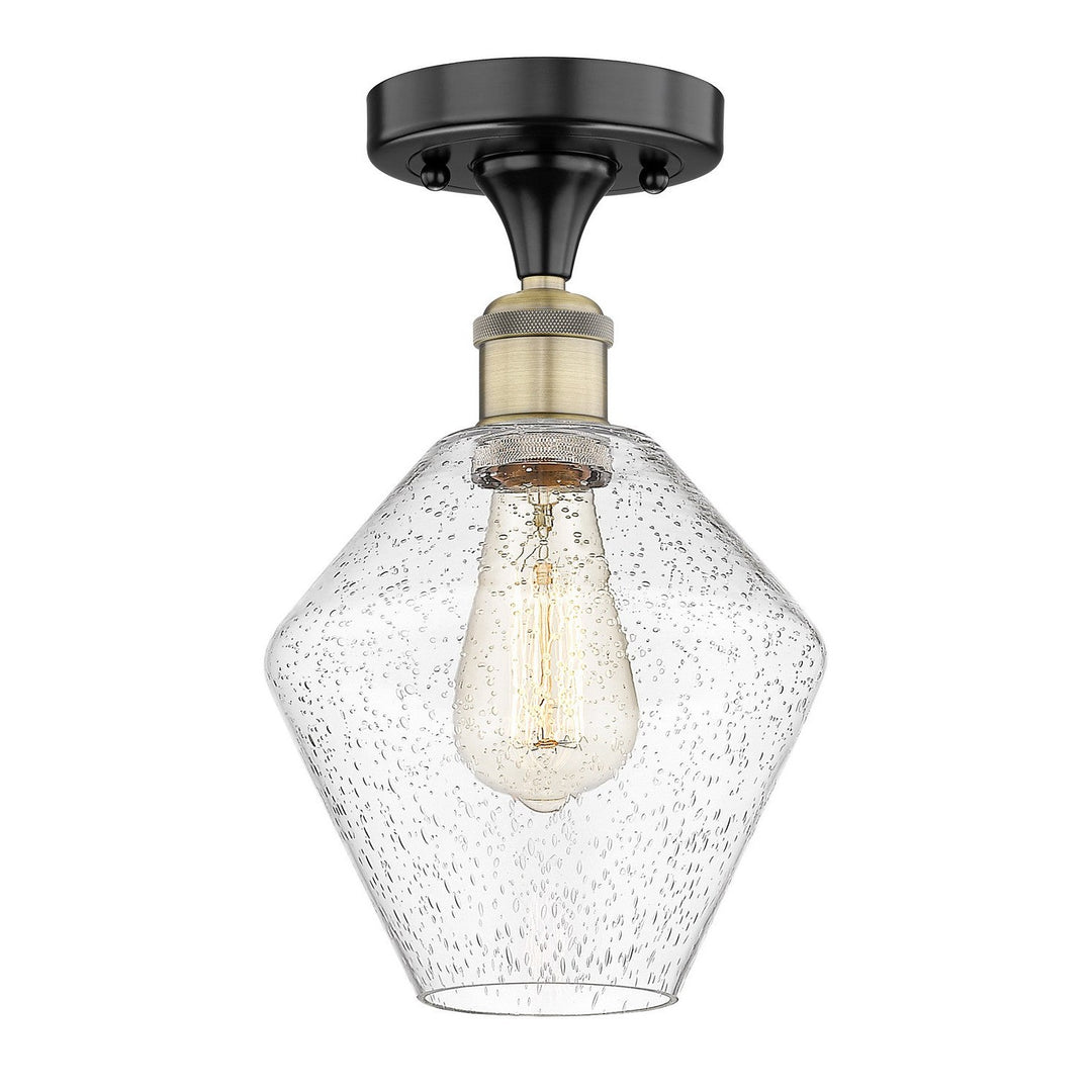 Innovations Edison 616-1F-BAB-G654-8 Ceiling Light - Black Antique Brass