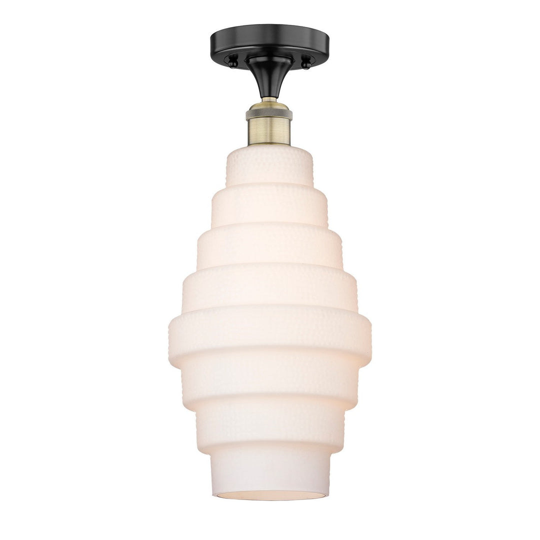 Innovations Edison 616-1F-BAB-G671-8 Ceiling Light - Black Antique Brass