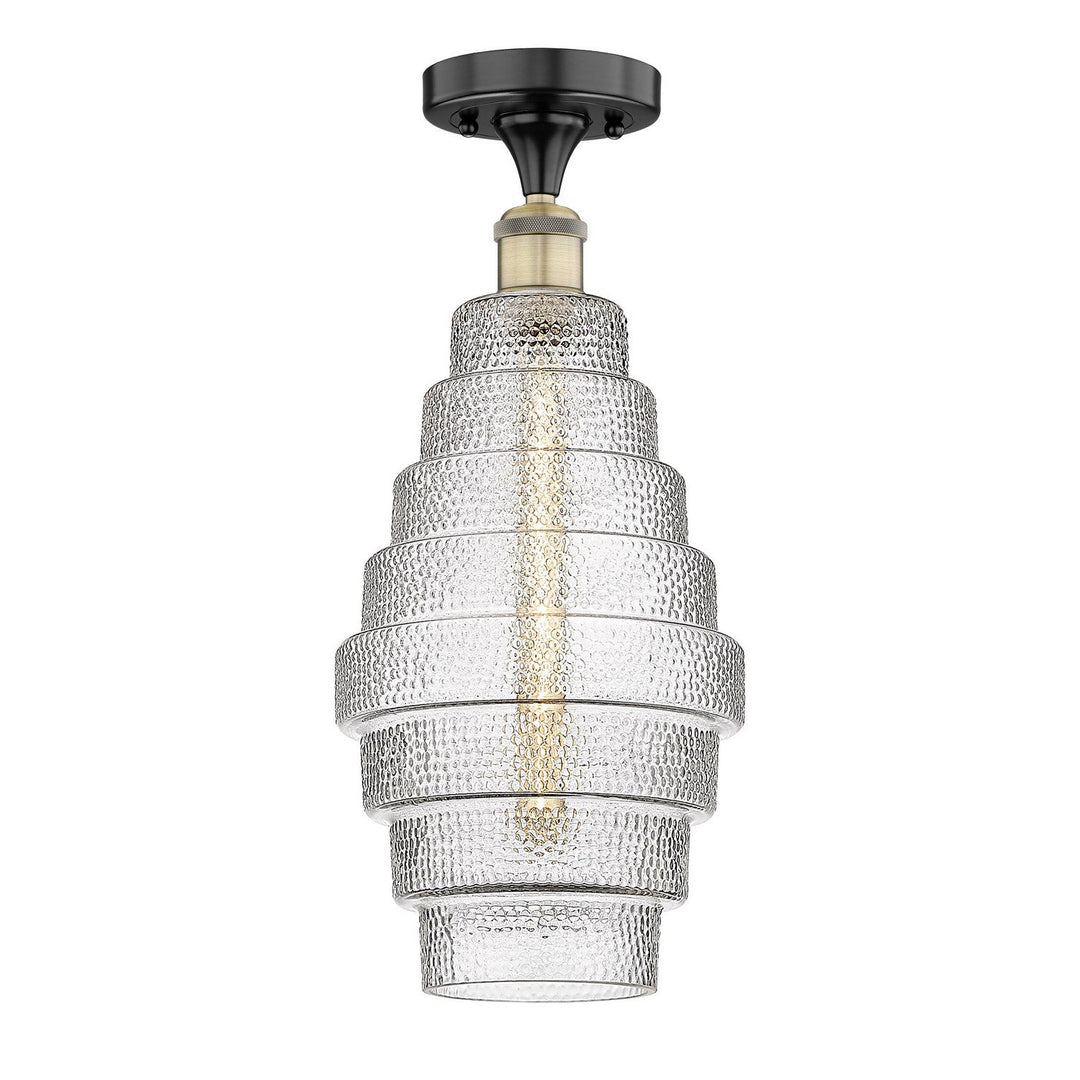 Innovations Edison 616-1F-BAB-G672-8 Ceiling Light - Black Antique Brass