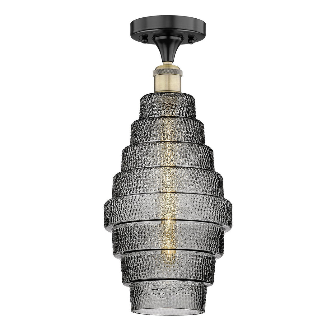 Innovations Edison 616-1F-BAB-G673-8 Ceiling Light - Black Antique Brass