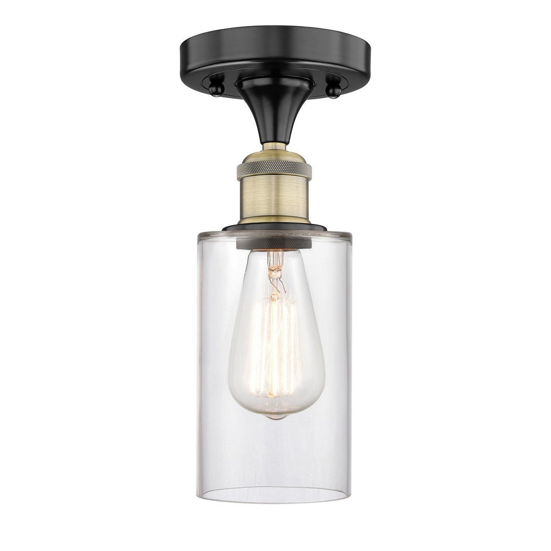 Innovations Edison 616-1F-BAB-G802 Ceiling Light - Black Antique Brass
