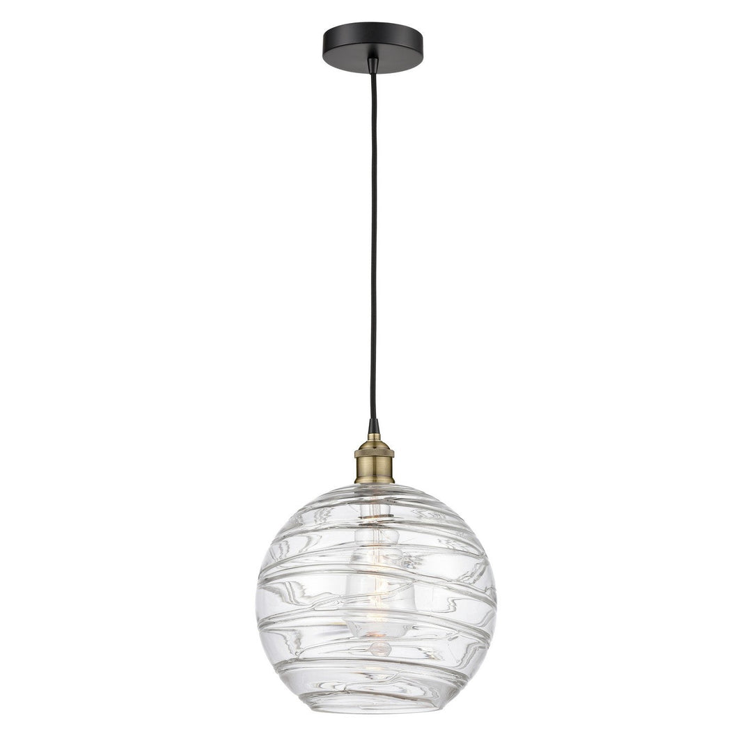 Innovations Edison 616-1P-BAB-G1213-12 Pendant Light - Black Antique Brass