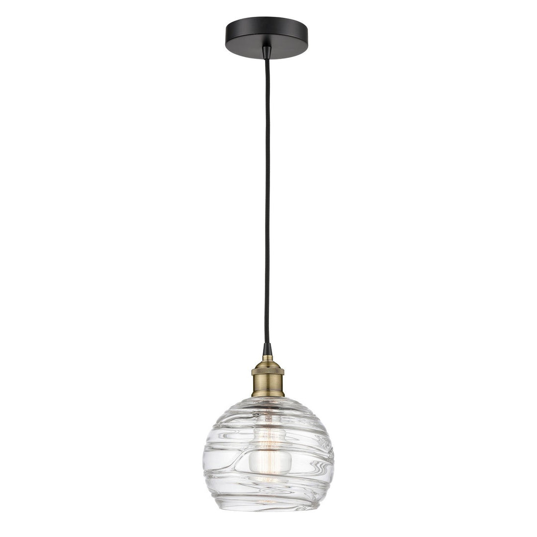 Innovations Edison 616-1P-BAB-G1213-8 Pendant Light - Black Antique Brass