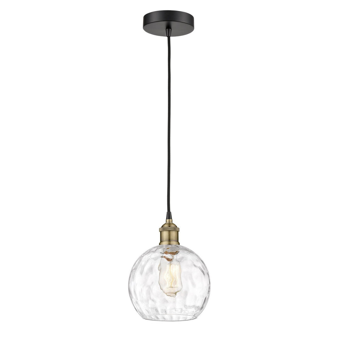 Innovations Edison 616-1P-BAB-G1215-8 Pendant Light - Black Antique Brass