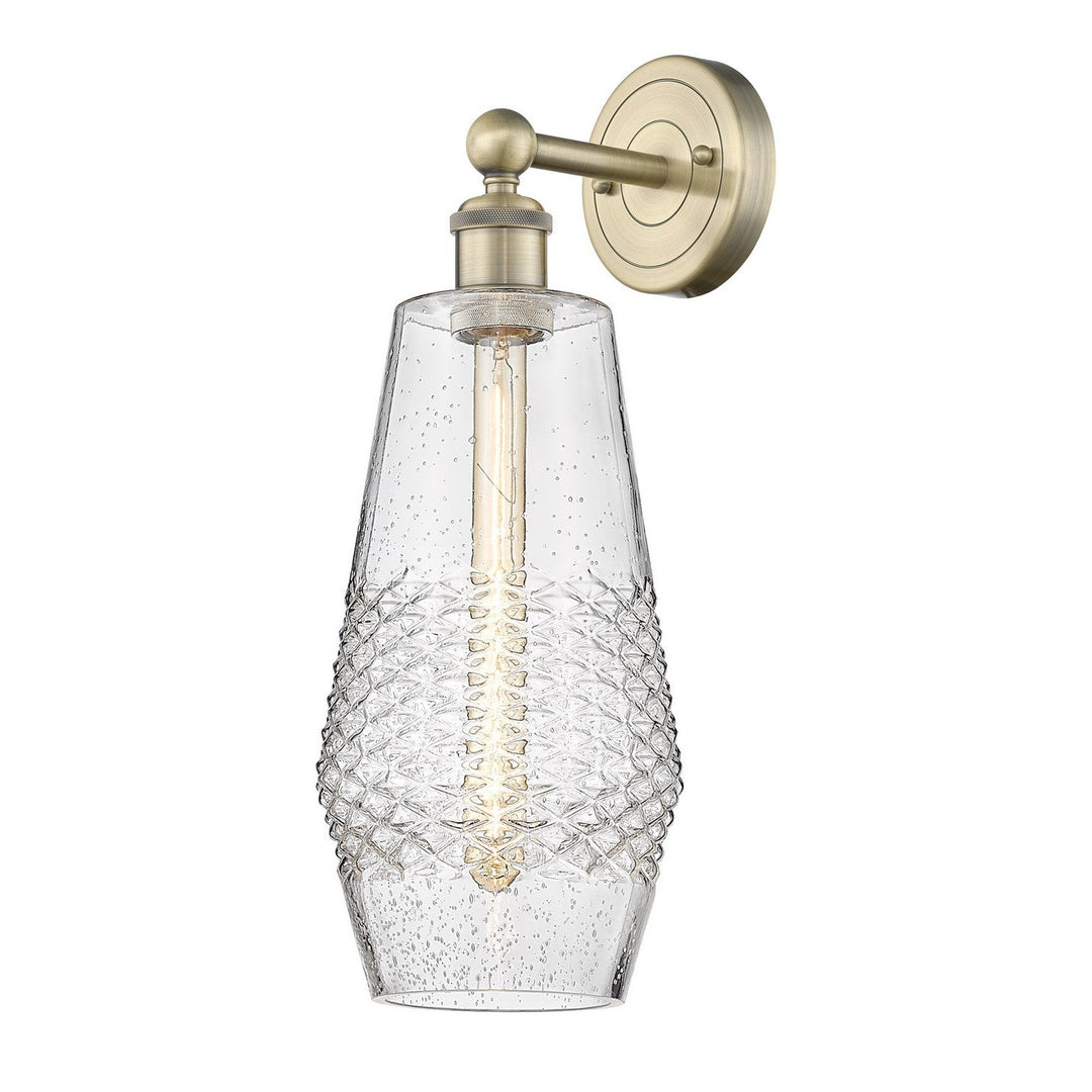 Innovations Downtown Urban 616-1W-AB-G684-7 Wall Sconce Light - Antique Brass