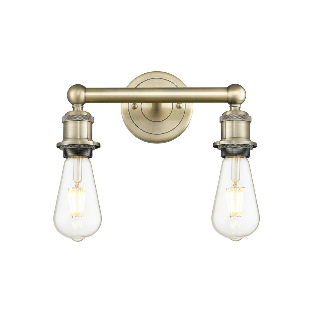 Innovations Downtown Urban 616-2W-AB Bath Vanity Light 9 in. wide - Antique Brass