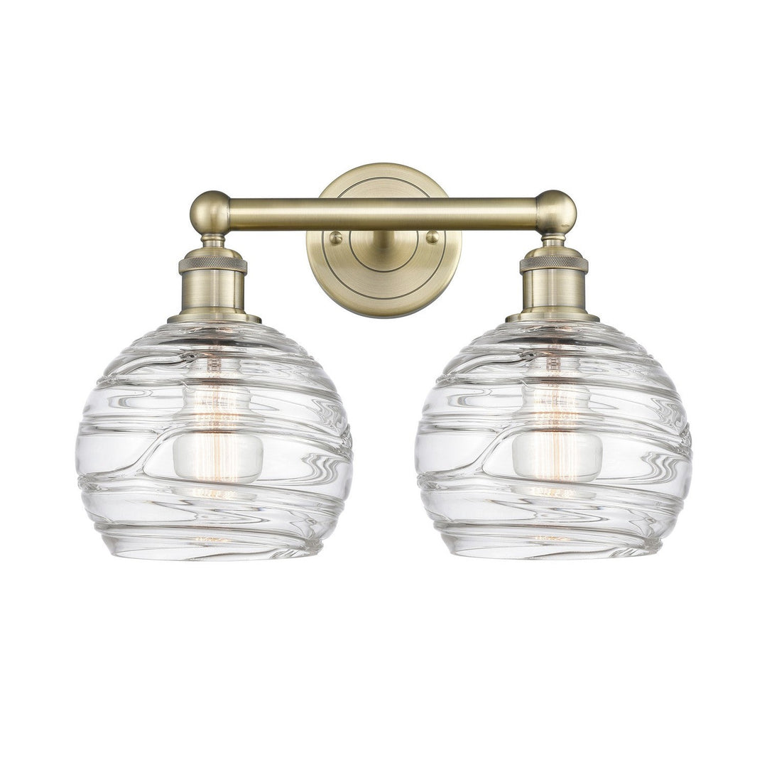 Innovations Downtown Urban 616-2W-AB-G1213-8 Bath Vanity Light 17 in. wide - Antique Brass