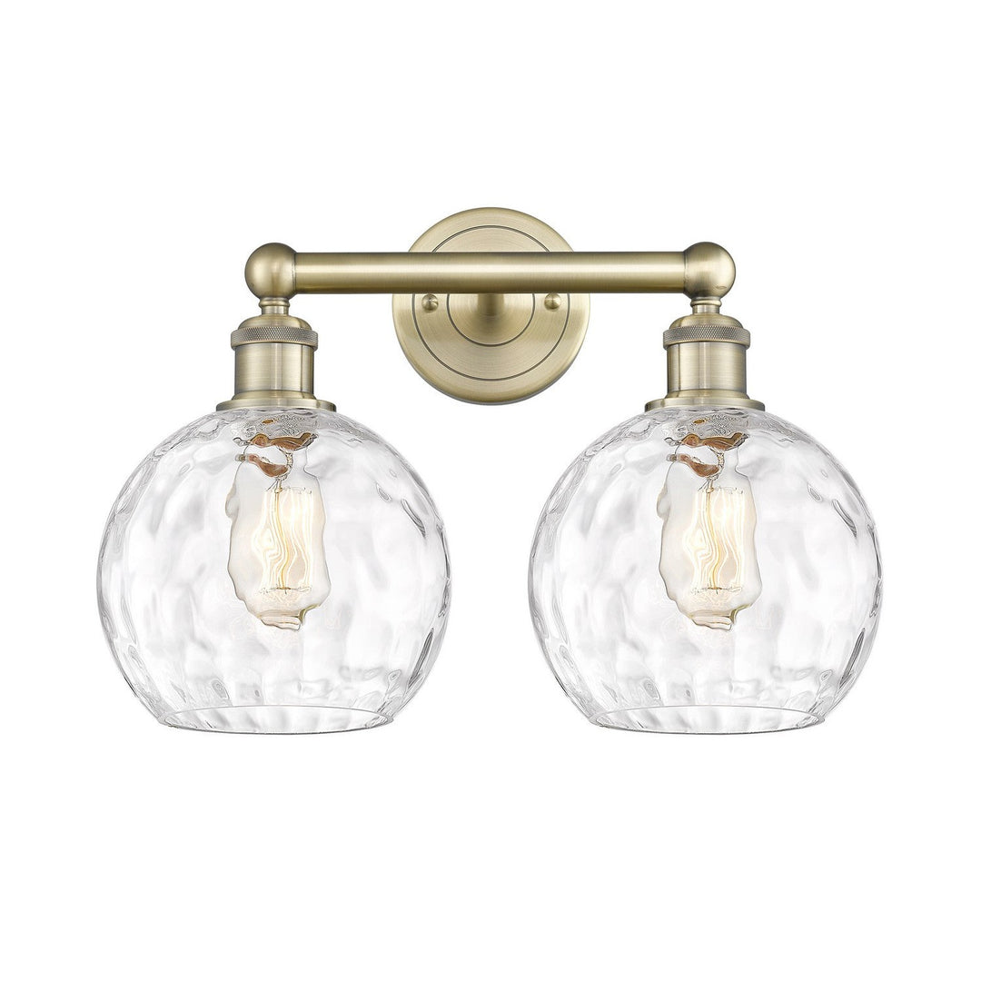 Innovations Downtown Urban 616-2W-AB-G1215-8 Bath Vanity Light 17 in. wide - Antique Brass