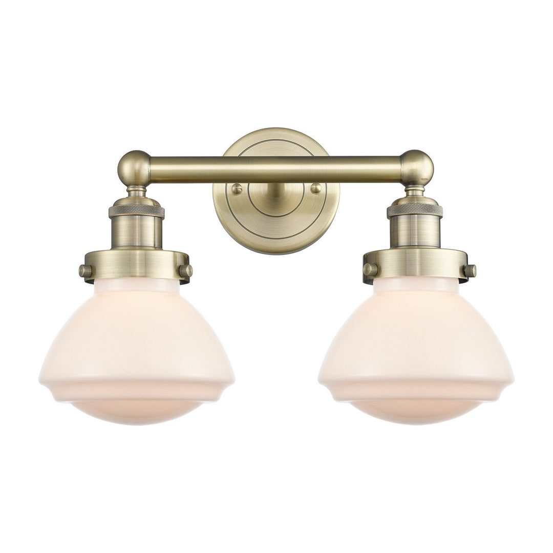 Innovations Edison 616-2W-AB-G321 Bath Vanity Light 16 in. wide - Antique Brass