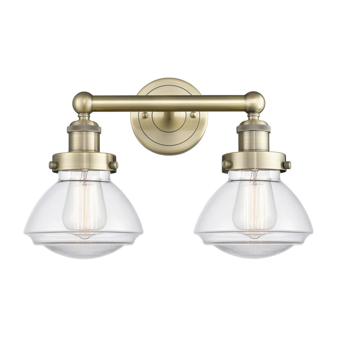 Innovations Edison 616-2W-AB-G322 Bath Vanity Light 16 in. wide - Antique Brass