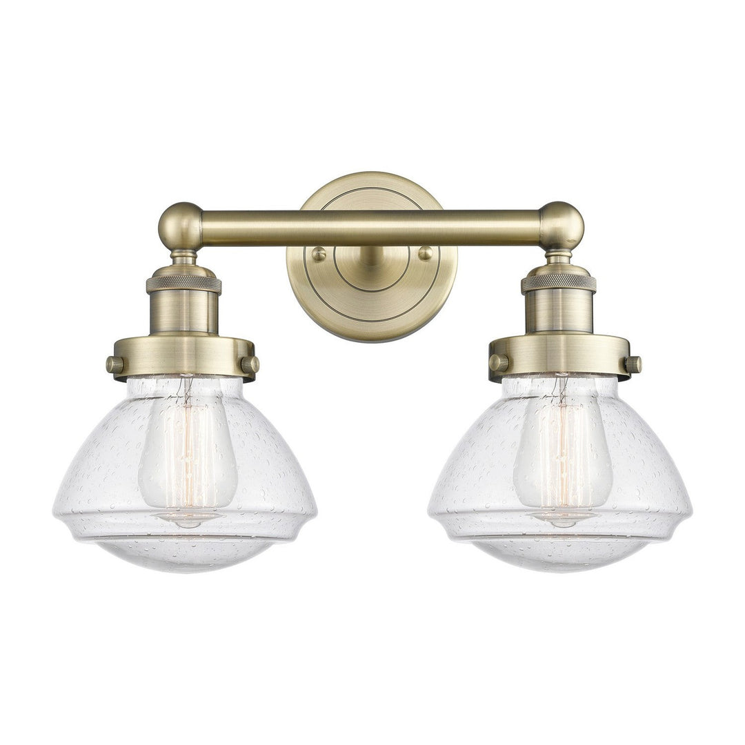 Innovations Edison 616-2W-AB-G324 Bath Vanity Light 16 in. wide - Antique Brass