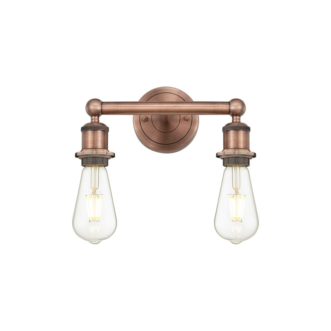 Innovations Downtown Urban 616-2W-AC Bath Vanity Light 9 in. wide - Antique Copper