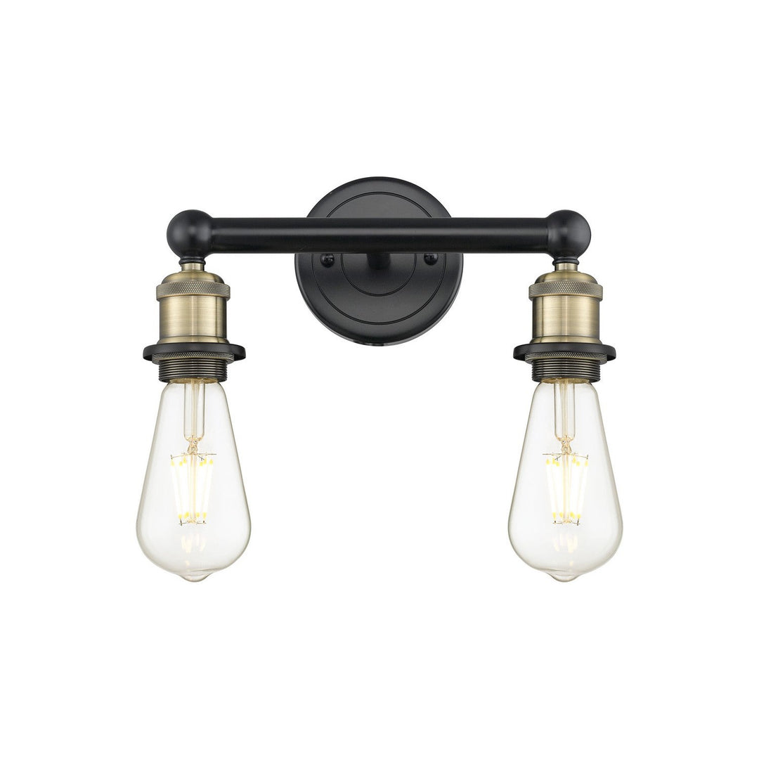 Innovations Downtown Urban 616-2W-BAB Bath Vanity Light 9 in. wide - Black Antique Brass