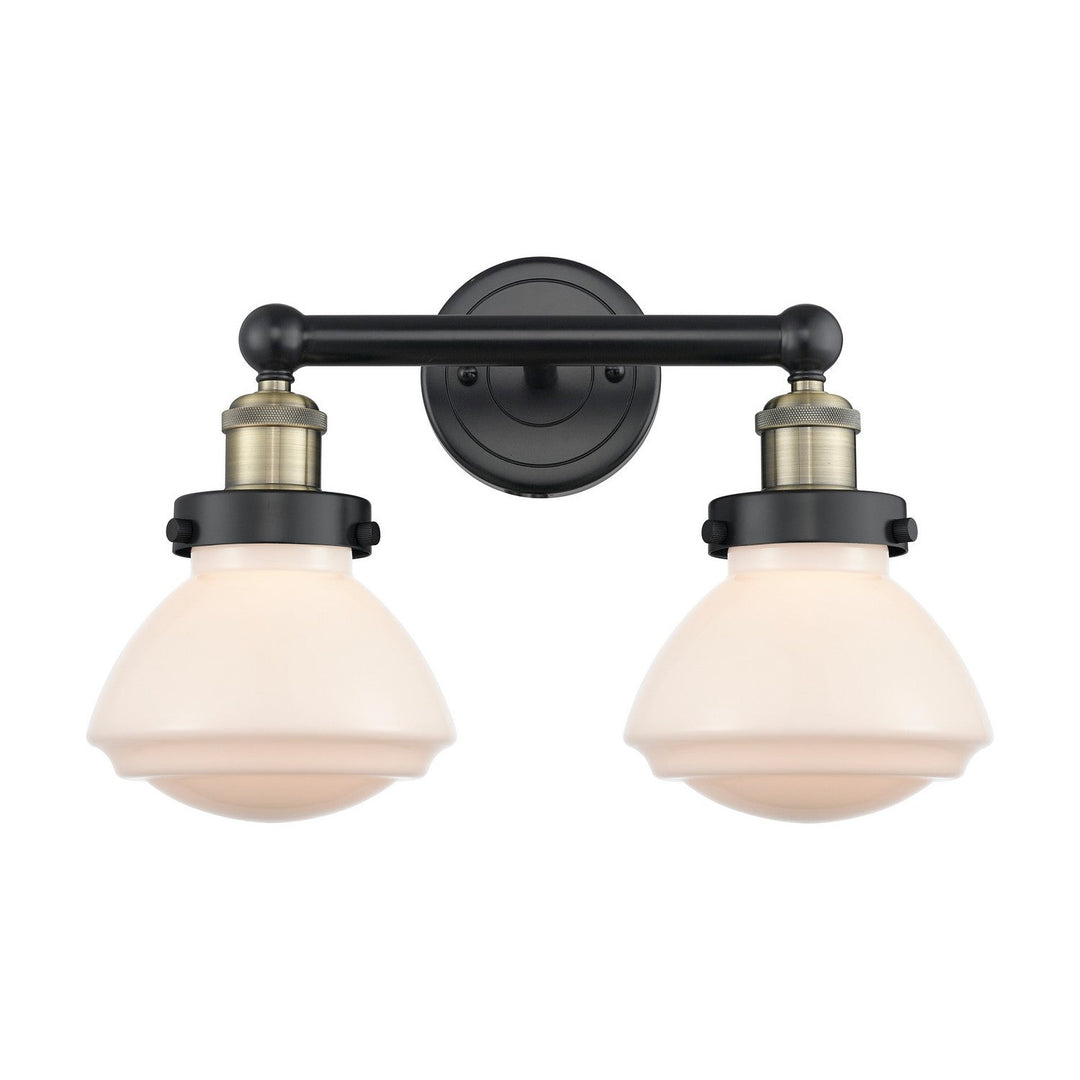 Innovations Edison 616-2W-BAB-G321 Bath Vanity Light 16 in. wide - Black Antique Brass