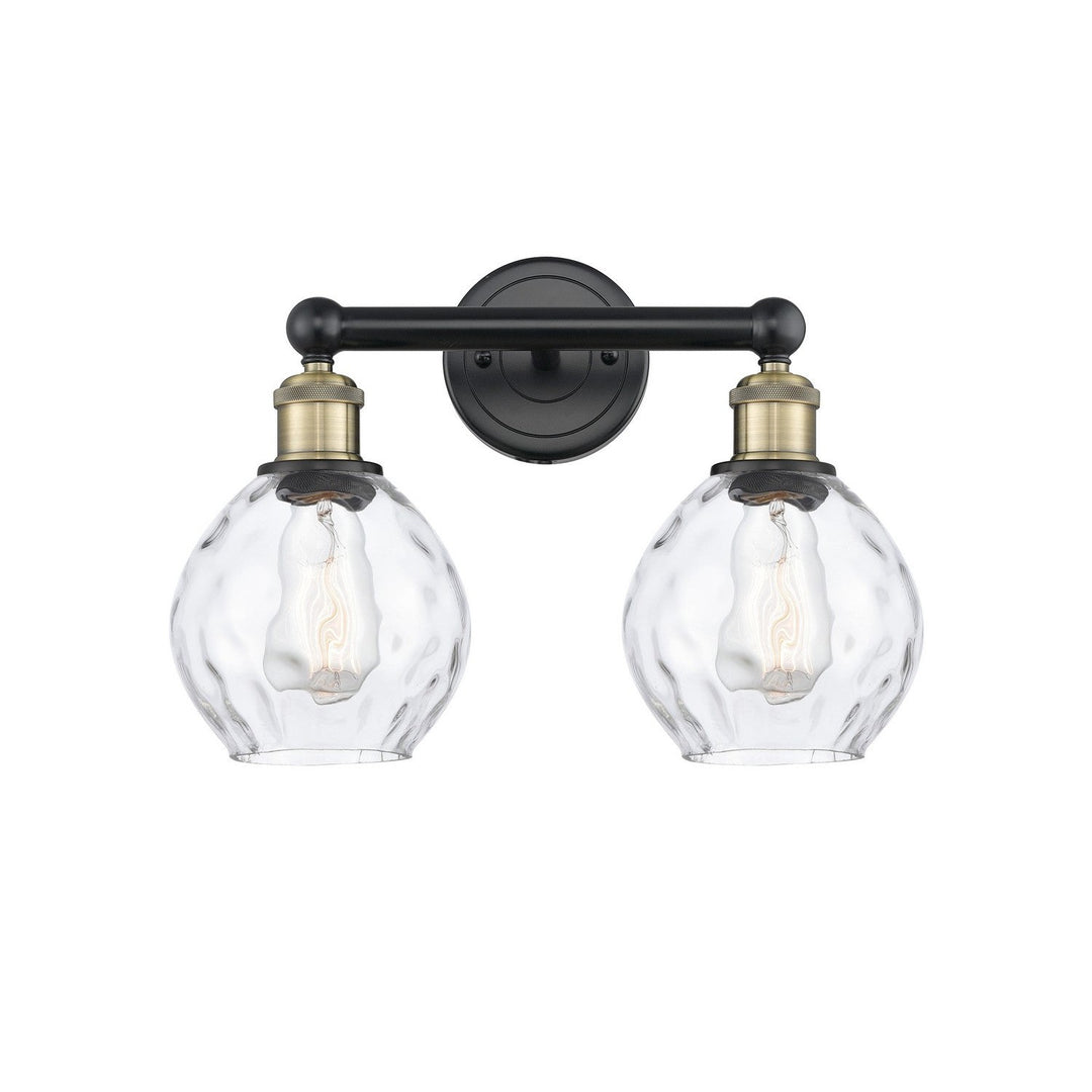 Innovations Edison 616-2W-BAB-G362 Bath Vanity Light 15 in. wide - Black Antique Brass