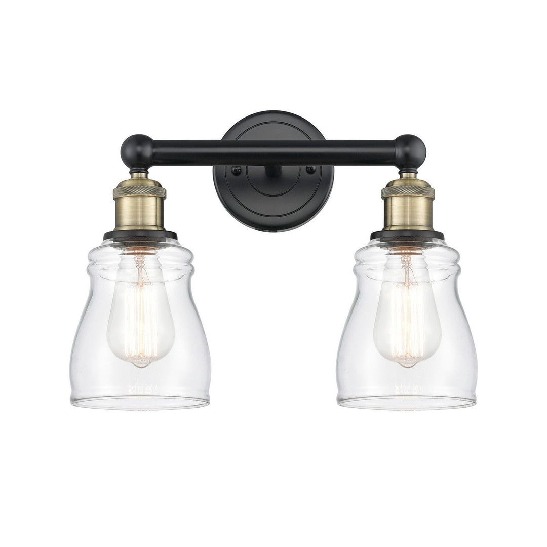 Innovations Edison 616-2W-BAB-G392 Bath Vanity Light 14 in. wide - Black Antique Brass