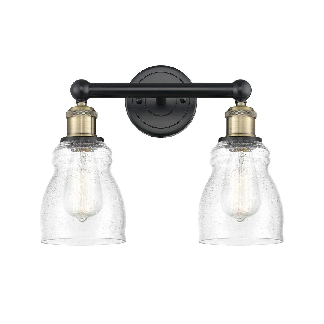 Innovations Edison 616-2W-BAB-G394 Bath Vanity Light 14 in. wide - Black Antique Brass