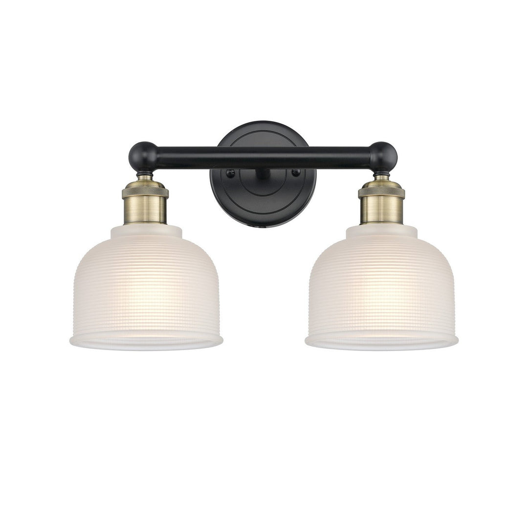 Innovations Edison 616-2W-BAB-G411 Bath Vanity Light 15 in. wide - Black Antique Brass