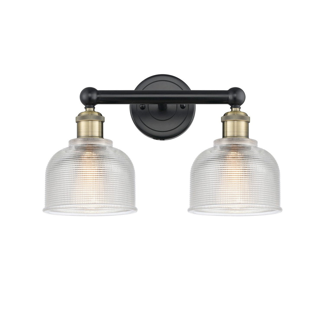 Innovations Edison 616-2W-BAB-G412 Bath Vanity Light 15 in. wide - Black Antique Brass