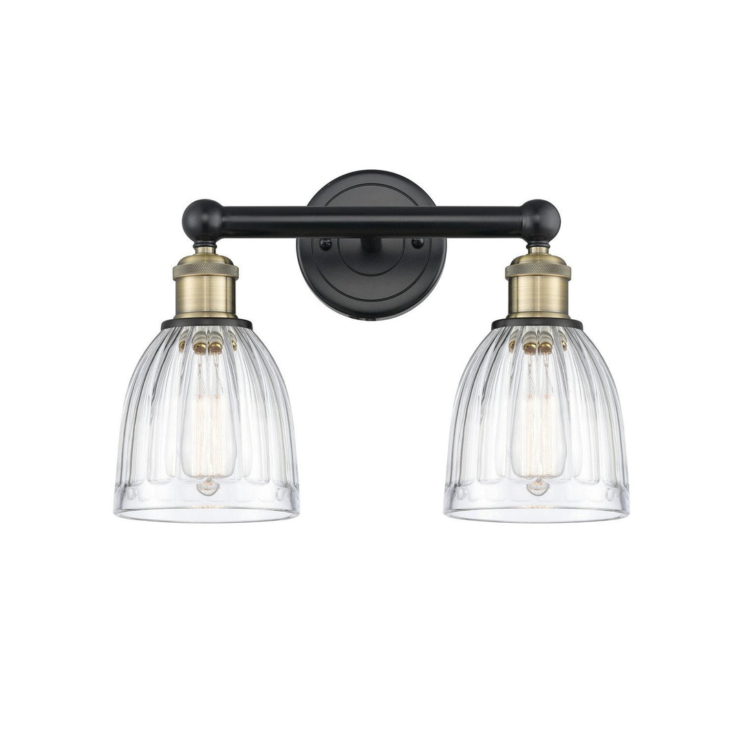 Innovations Edison 616-2W-BAB-G442 Bath Vanity Light 15 in. wide - Black Antique Brass