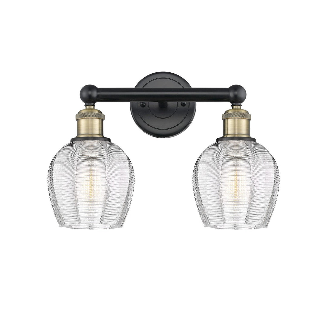 Innovations Edison 616-2W-BAB-G462-6 Bath Vanity Light 15 in. wide - Black Antique Brass