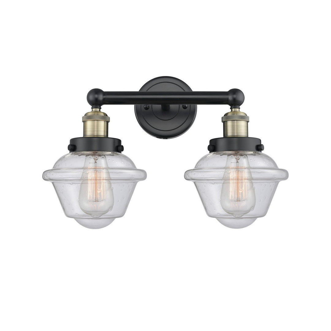 Innovations Edison 616-2W-BAB-G534 Bath Vanity Light 16 in. wide - Black Antique Brass