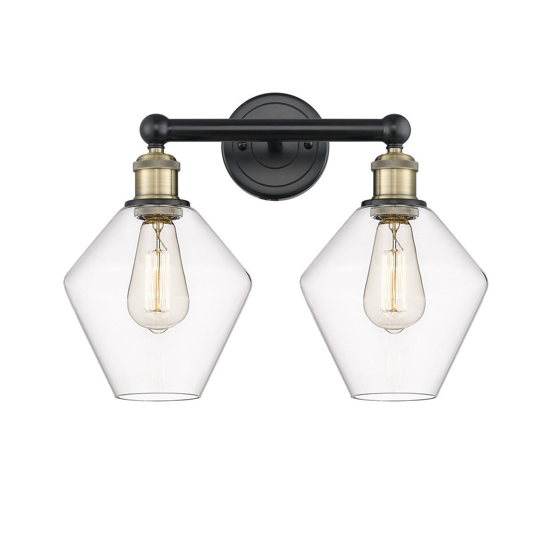 Innovations Downtown Urban 616-2W-BAB-G652-8 Bath Vanity Light 17 in. wide - Black Antique Brass