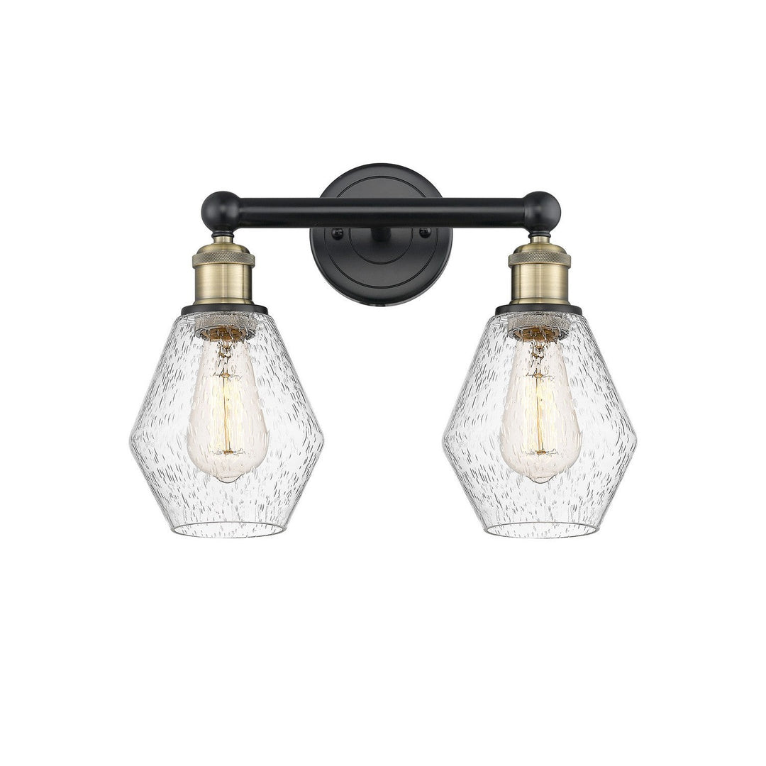 Innovations Edison 616-2W-BAB-G654-6 Bath Vanity Light 15 in. wide - Black Antique Brass