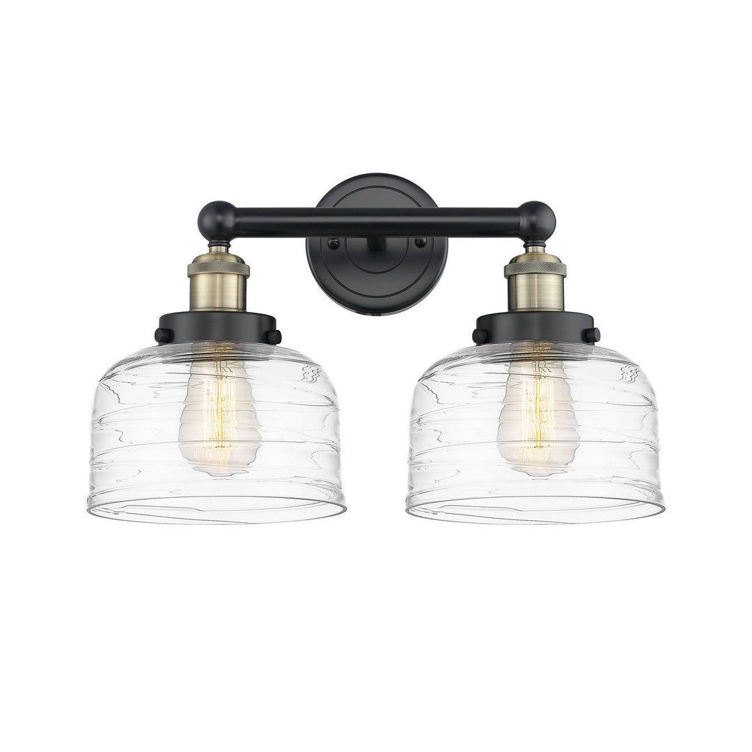 Innovations Edison 616-2W-BAB-G713 Bath Vanity Light 16 in. wide - Black Antique Brass