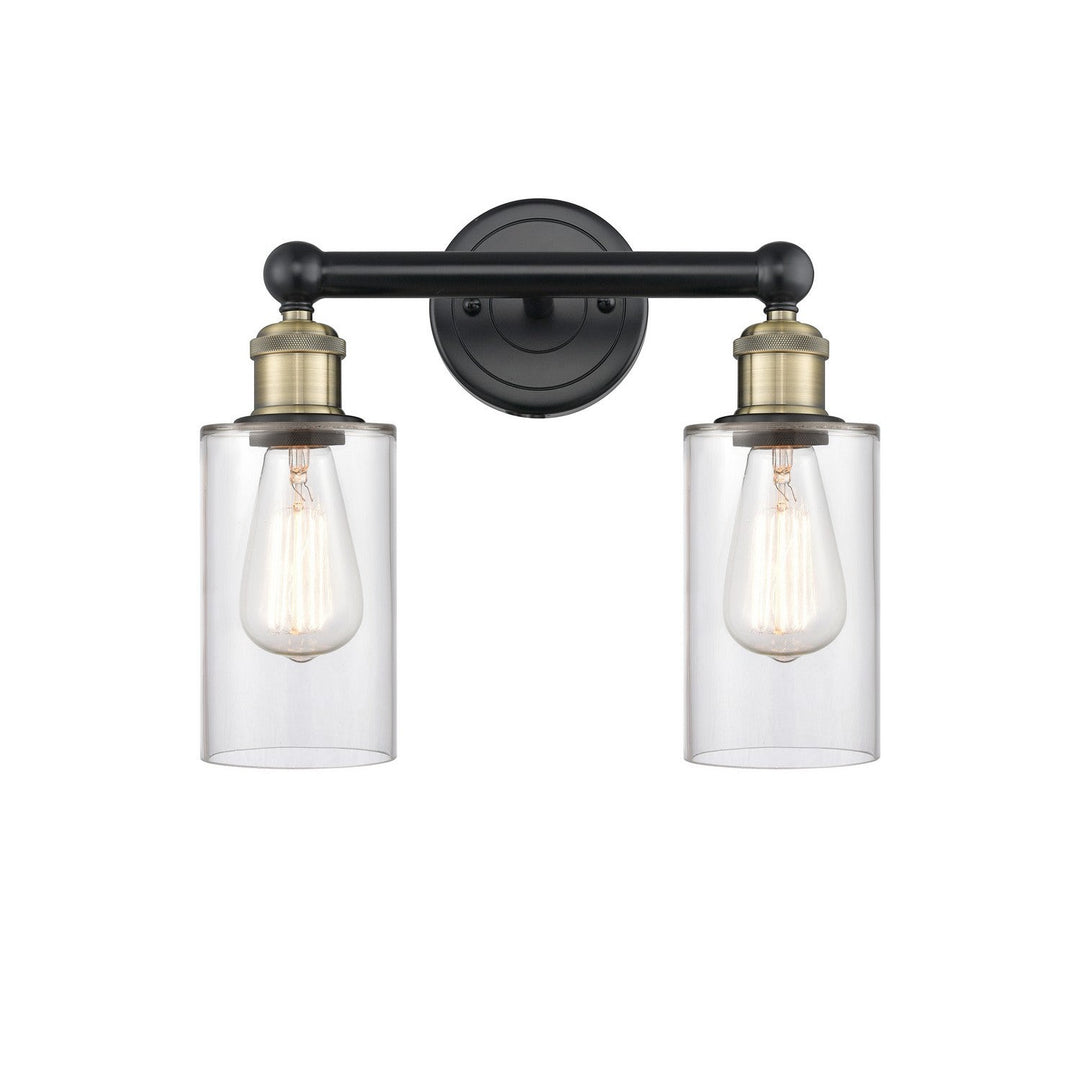 Innovations Edison 616-2W-BAB-G802 Bath Vanity Light 13 in. wide - Black Antique Brass