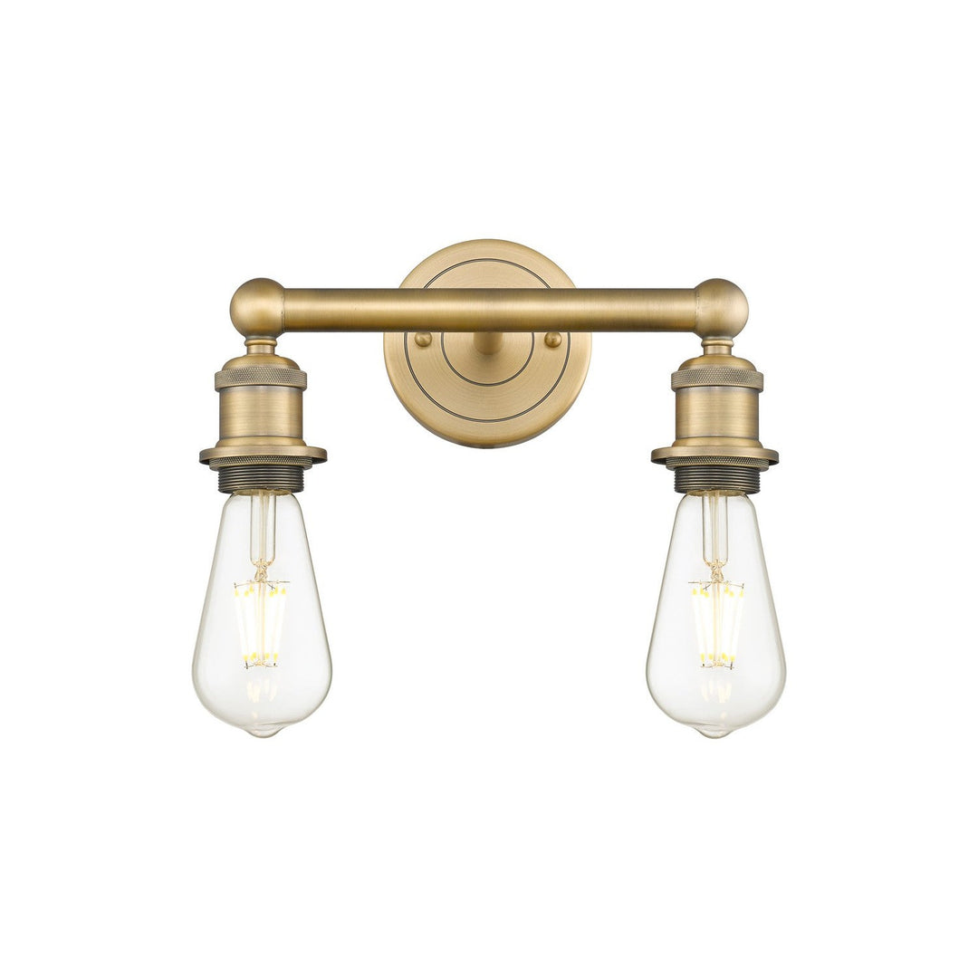 Innovations Downtown Urban 616-2W-BB Bath Vanity Light 9 in. wide - Brushed Brass