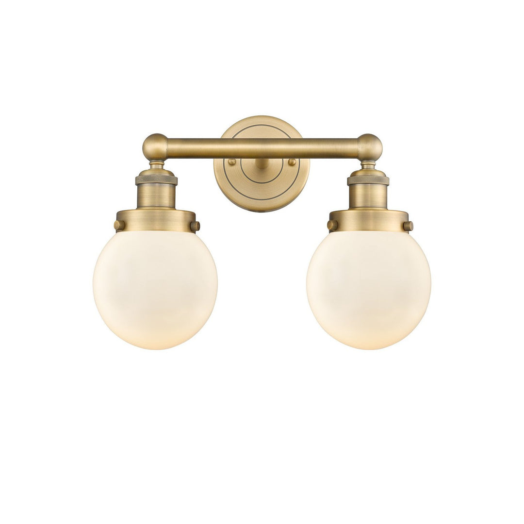 Innovations Edison 616-2W-BB-G201-6 Bath Vanity Light 16 in. wide - Brushed Brass