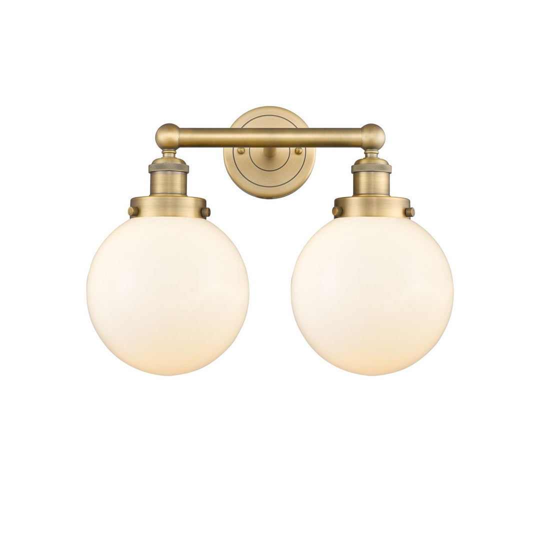 Innovations Edison 616-2W-BB-G201-8 Bath Vanity Light 16 in. wide - Brushed Brass