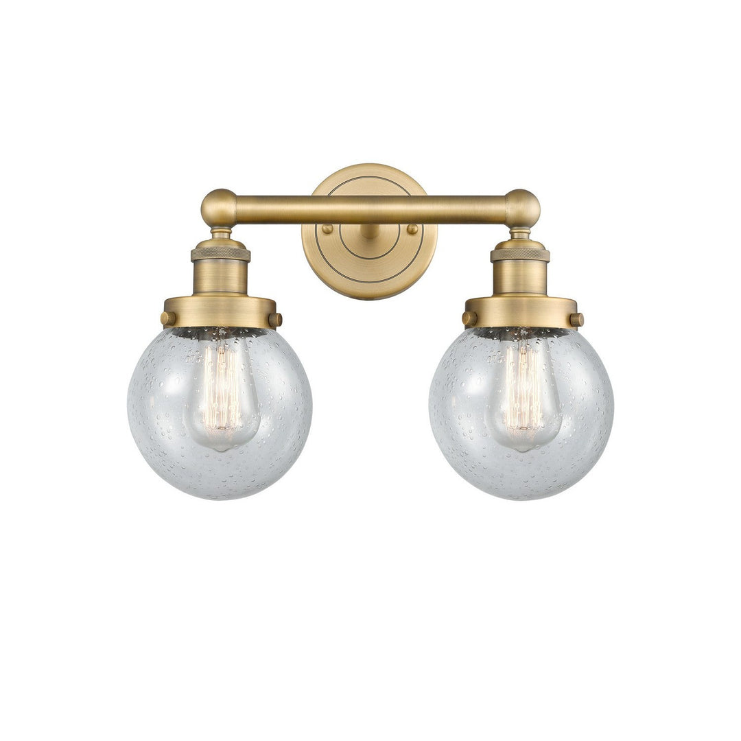 Innovations Edison 616-2W-BB-G204-6 Bath Vanity Light 16 in. wide - Brushed Brass