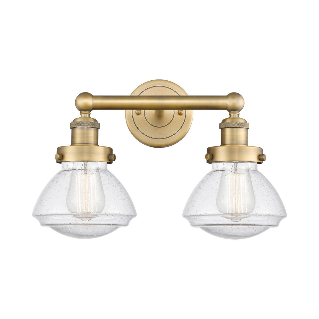 Innovations Edison 616-2W-BB-G324 Bath Vanity Light 16 in. wide - Brushed Brass