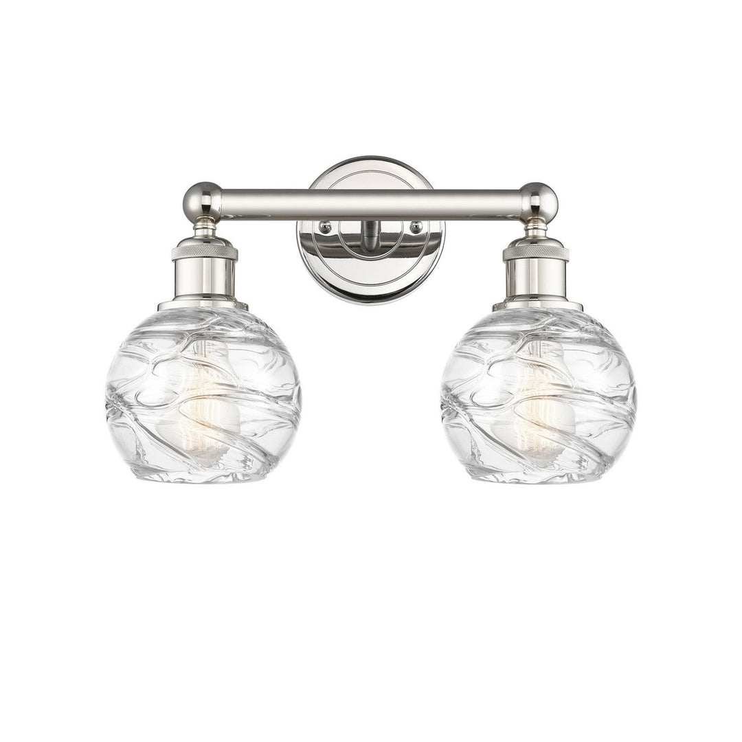 Innovations Edison 616-2W-PN-G1213-6 Bath Vanity Light 15 in. wide - Polished Nickel