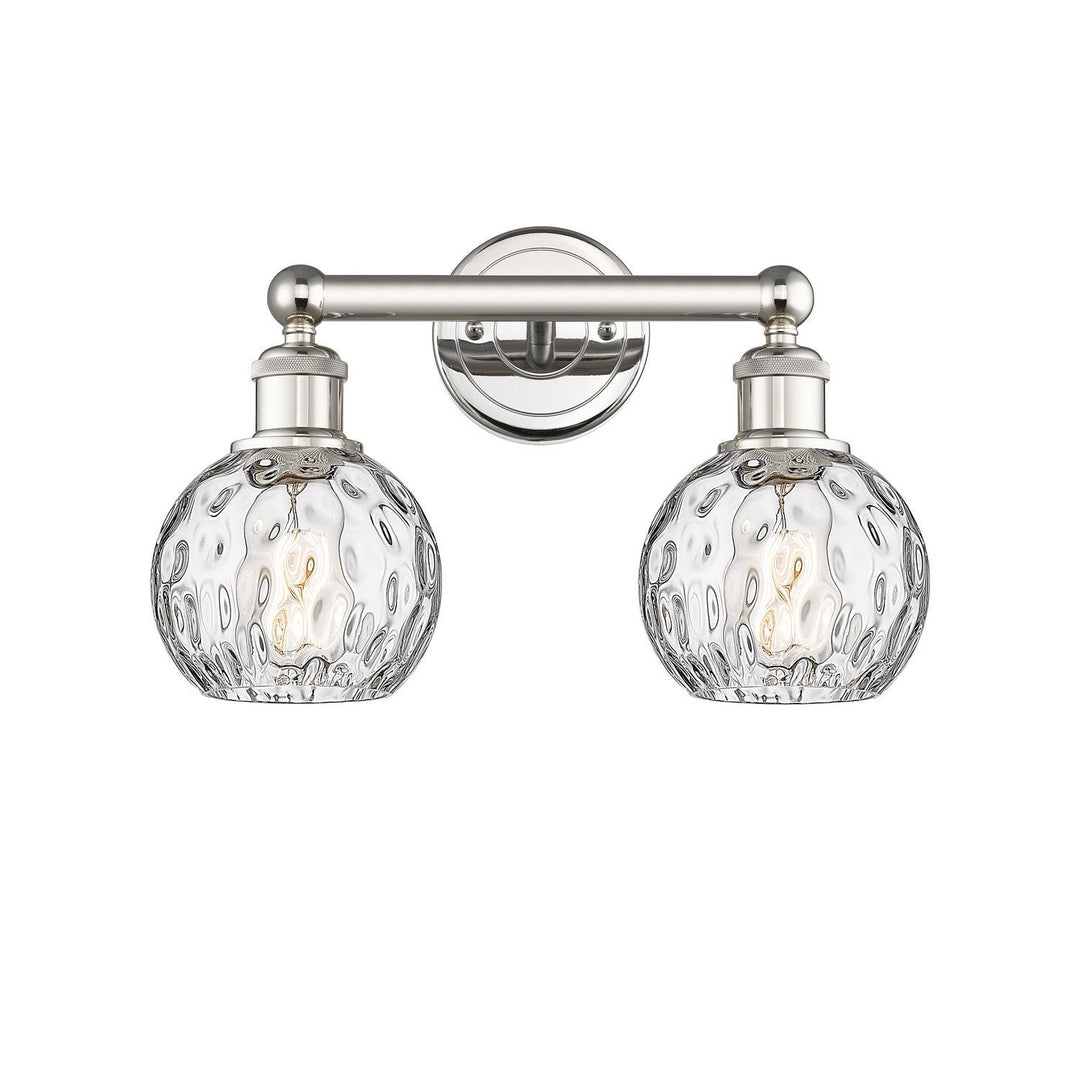 Innovations Edison 616-2W-PN-G1215-6 Bath Vanity Light 15 in. wide - Polished Nickel