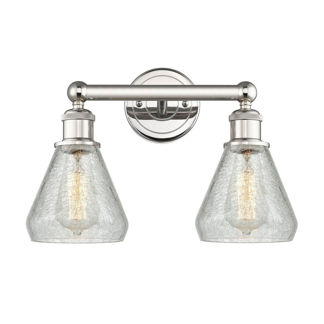 Innovations Edison 616-2W-PN-G275 Bath Vanity Light 15 in. wide - Polished Nickel