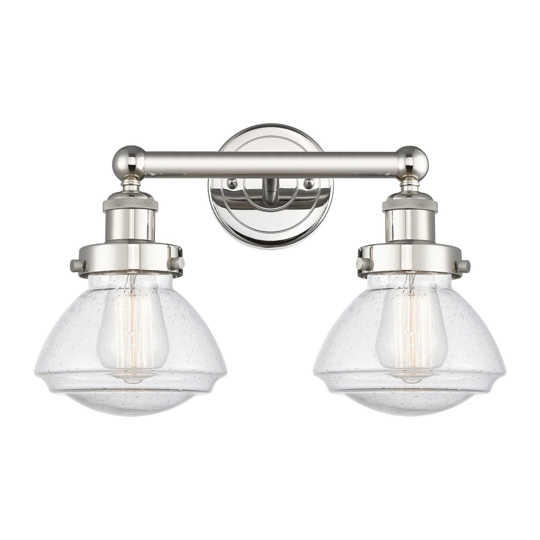 Innovations Edison 616-2W-PN-G324 Bath Vanity Light 16 in. wide - Polished Nickel