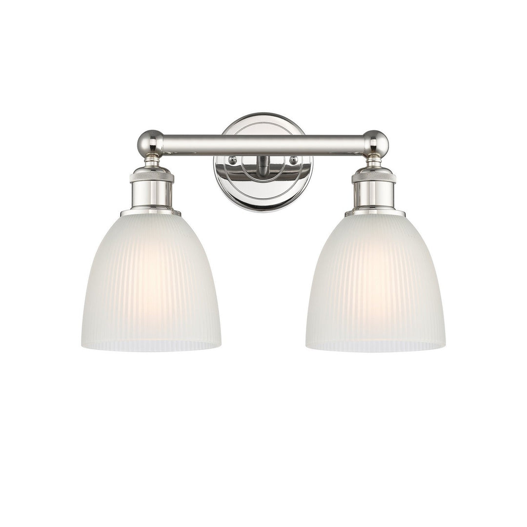 Innovations Edison 616-2W-PN-G381 Bath Vanity Light 15 in. wide - Polished Nickel