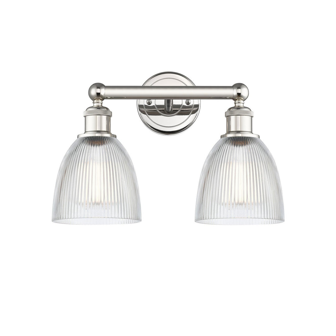 Innovations Edison 616-2W-PN-G382 Bath Vanity Light 15 in. wide - Polished Nickel