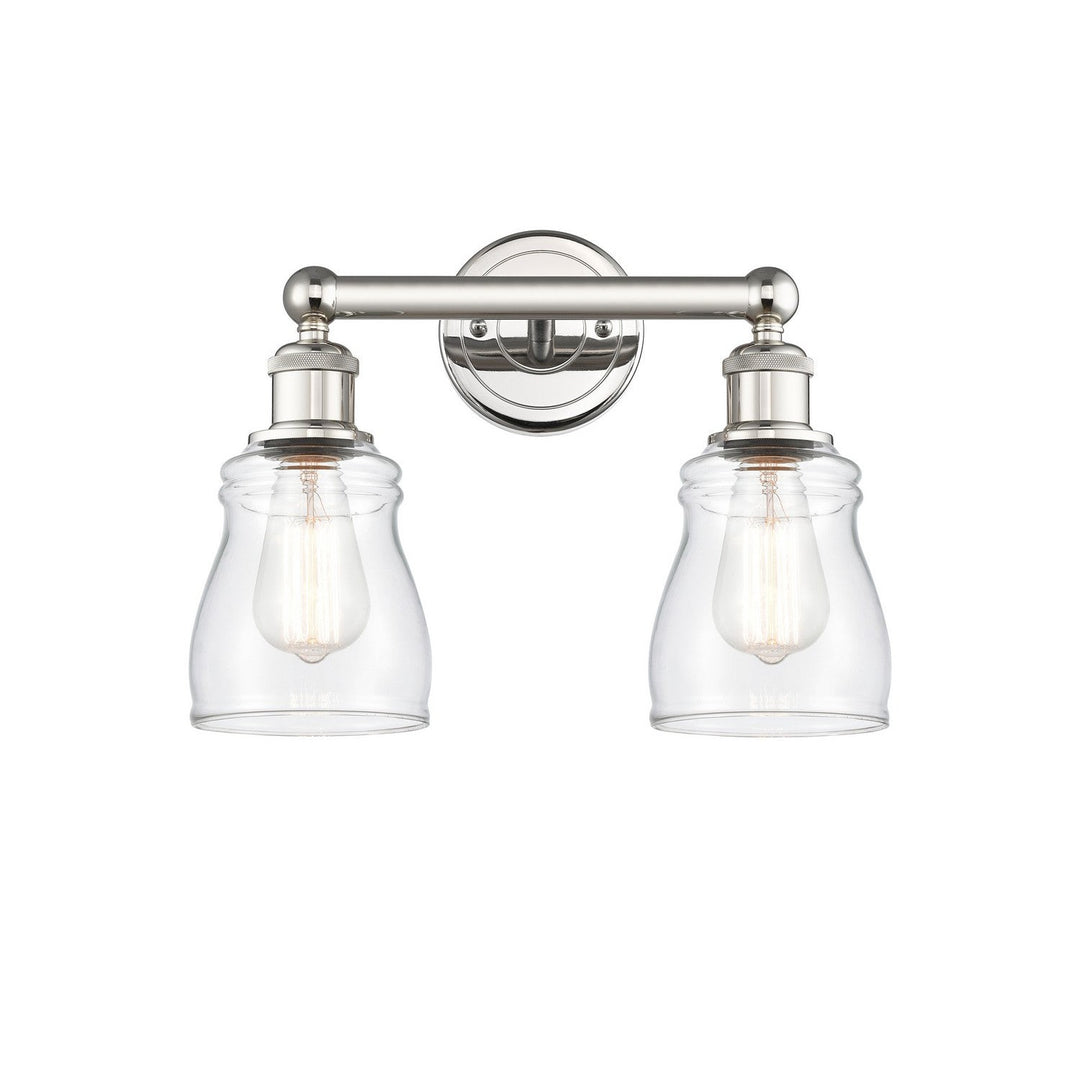 Innovations Edison 616-2W-PN-G392 Bath Vanity Light 14 in. wide - Polished Nickel