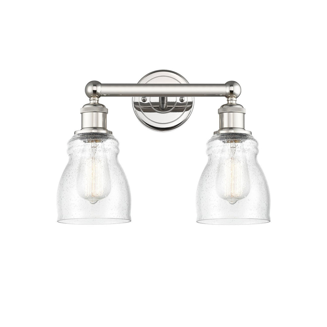 Innovations Edison 616-2W-PN-G394 Bath Vanity Light 14 in. wide - Polished Nickel