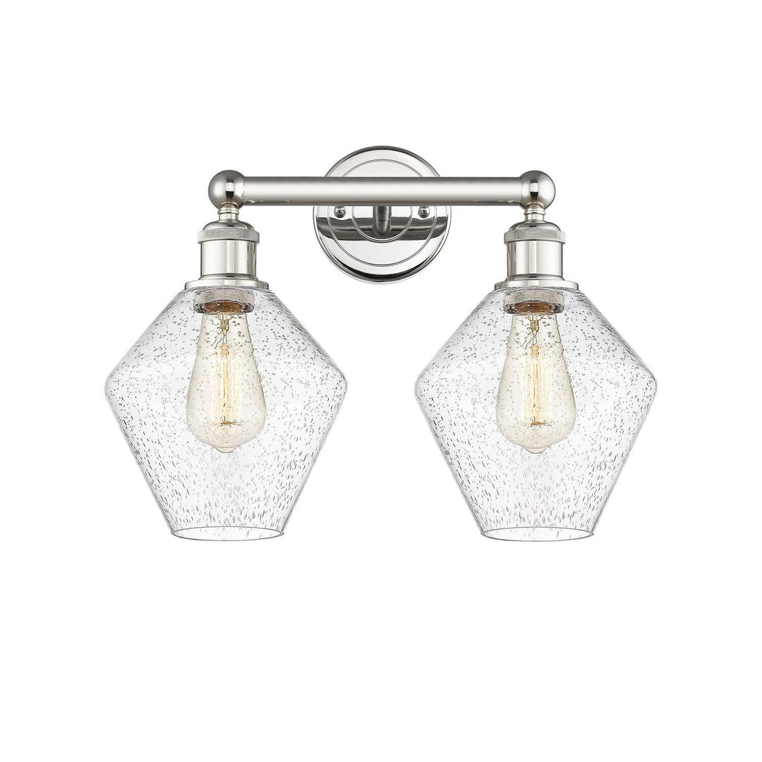 Innovations Downtown Urban 616-2W-PN-G654-8 Bath Vanity Light 17 in. wide - Polished Nickel