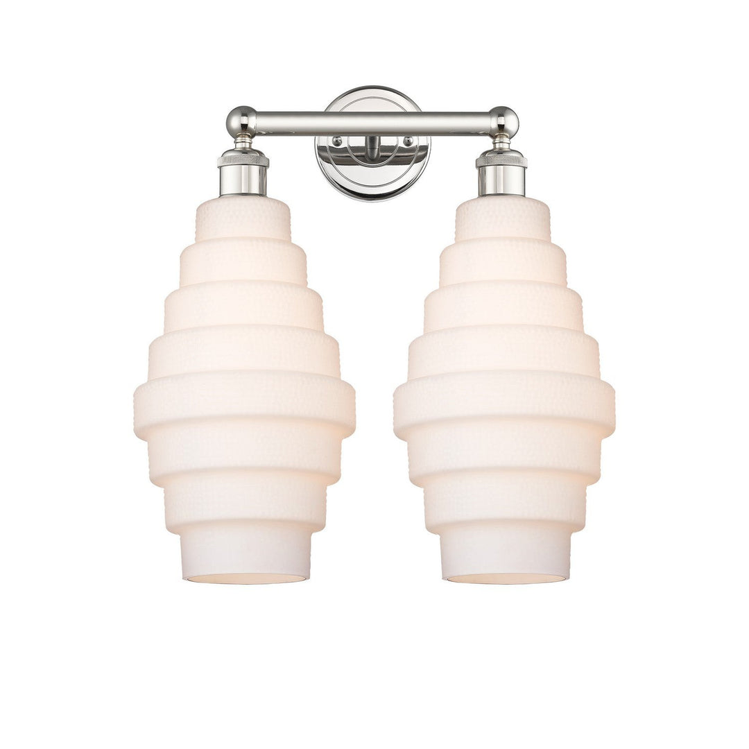 Innovations Downtown Urban 616-2W-PN-G671-8 Bath Vanity Light 17 in. wide - Polished Nickel